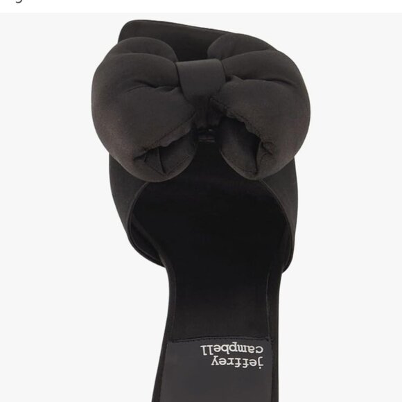 Jeffrey Campbell Bow Down Satin Bow Heels - Picture 4 of 5